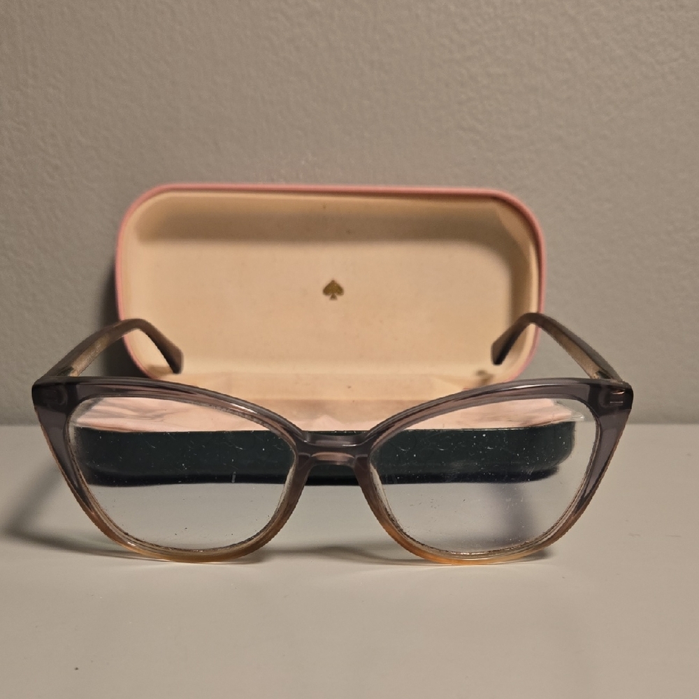 Kate Spade Glasses Gray & Pink